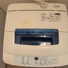 【値下げ】洗濯機 小型 4.2kg Haier 白【再掲】の画像