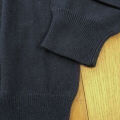 【新品】レナウンJ.CREWカシミヤ混コットンVネックセーター濃紺の画像