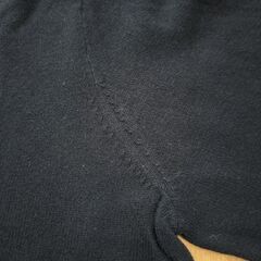 【新品】レナウンJ.CREWカシミヤ混コットンVネックセーター濃紺の画像