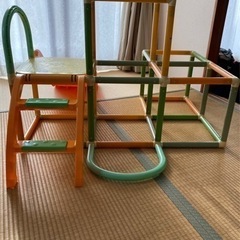 【値下げしました】アンパンマン ジャングルジム 滑り台