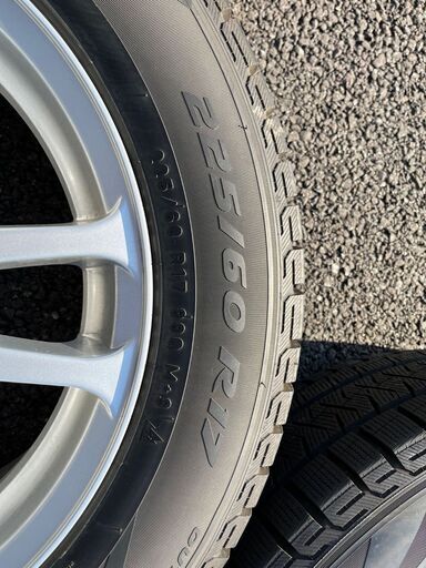 受付終了します。225/60 R17 スタッドレスタイヤ＆ホイールセット