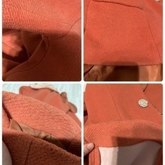 ★セシルマクビー★オレンジ　コート　2way  　ワンピース　ダウンの画像