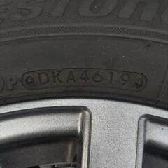 値下げしました！！175/65R14　スタッドレスアルミセット　コンパクトカーサイズ　ブリジストン　セリアル4619　まだまだ使える山あり！！の画像