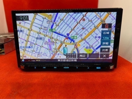 KENWOOD 最高峰　MDV-Z702 ハイレゾ　新品パーツ＋新品バックカメラ　そ1