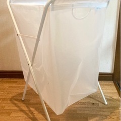 IKEA ランドリーバスケット JÄLL イェル スタンド付き ...