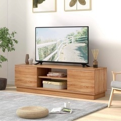テレビ台　テレビボード　省スペース　収納扉スペース付き　32型〜47型まで対応可能の画像