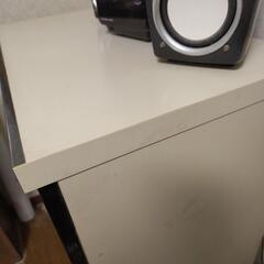 あげます / ガラス扉つき棚 キャビネットの画像