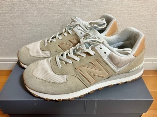スニーカー New Balance ML574AA2 BEIGE/WHITE 21FW-I