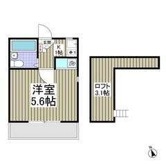 （（１Ｋ））💖坂戸市💖北坂戸駅徒歩１２分💖敷金礼金０円💖フリーレ...