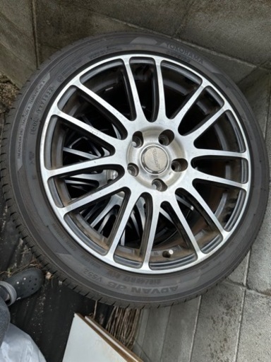 yokohama ADVAN db v552 215/45R17 タイヤホイール4本セット ミニバン等