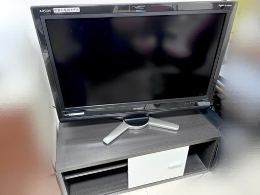 【SHARP製】32インチ液晶テレビAQUOS＆ニトリ テレビ台 セット