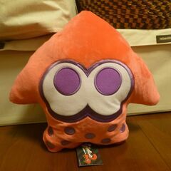 イカ(ピンク) リバーシブルクッション 「Splatoon2(ス...