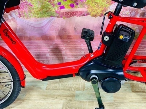 ❹5887子供乗せ電動アシスト自転車Panasonic20インチ良好バッテリー