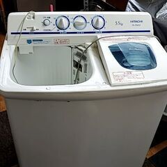 二層式洗濯機5、5きろ。2019年
