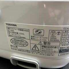 1年使用 美品 東芝 TOSHIBA 炊飯器 RC-5XN 3合の画像