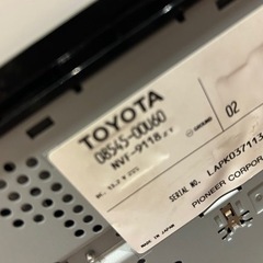 TOYOTAナビの画像