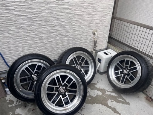 ハイエース　レイズTBR TB01 タイヤ付き　深リム