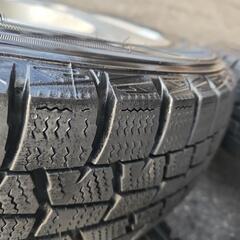 商談中です🙇‍♀️広島　軽自動車用　スタッドレスタイヤ　スズキ純正14インチホイール付き4本セット　155 65 14 の画像