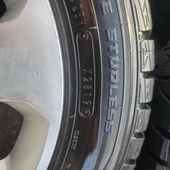 商談中です🙇‍♀️広島　軽自動車用　スタッドレスタイヤ　スズキ純正14インチホイール付き4本セット　155 65 14 の画像