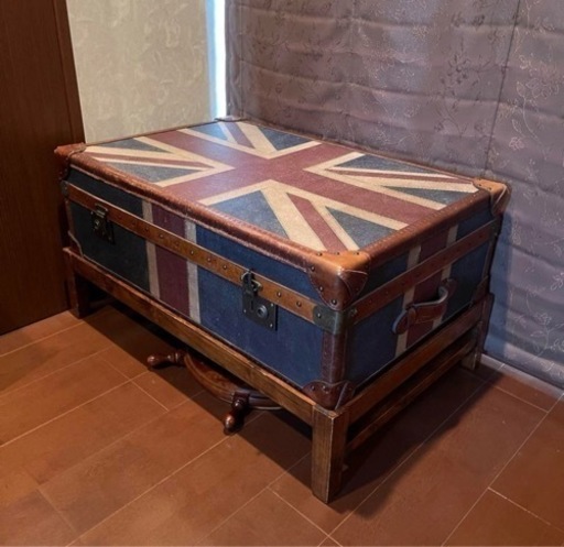 HALO ワトソン ミディアム トランク　ユニオンジャック　台座つき