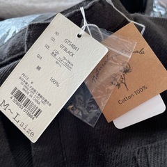 新品　黒のコットン100%のお洋服⭐️レディースM〜Lサイズの画像
