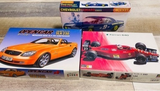 プラモデル メルセデスベンツ SLK230  CHEVROLET CAMARO プラモデル メルセデスベンツ SLK230 CHEVROLET CAMAROの通販 by
