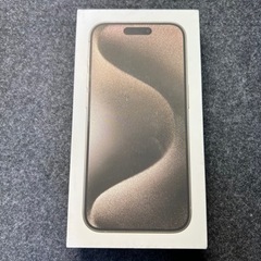 【新品未開封•中国版】iPhone15 pro 256GB ナチ...