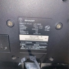 SHARP 液晶テレビ LC-19K5  モニター ハイビジョンの画像