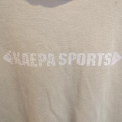 今入札希望！【Kaepa】のノースリーブカットソーカーキ色　サイズＭの画像