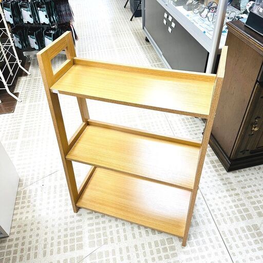 1/8【お買得品】家具 棚 3段 収納 木製