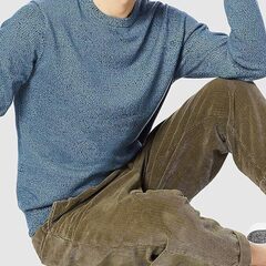 Amazon Essentials 毎日にちょうどいい普段着 セーター クルーネック メンズの画像