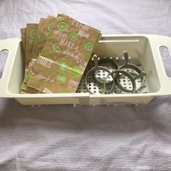 お譲り先決まりました！キッチン雑貨 未使用水切りかご  スリーコ...