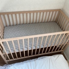 IKEA ベビーベッド スニーグラルの中古が安い！激安で譲ります
