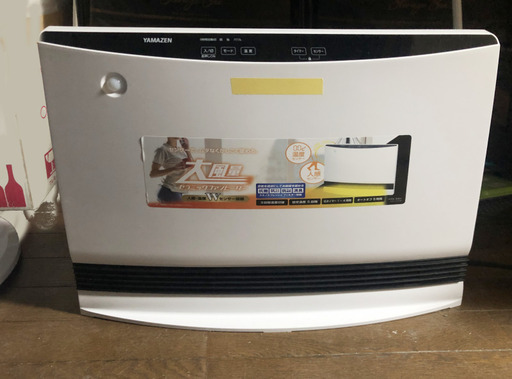 ☆ 美品  ☆ヤマゼン セラミックファンヒーター 1200W2022年製各種機能あります⇒人感センサー、タイマー、消臭・空気清浄、転倒時電源オフ等