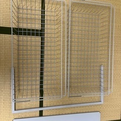 無印良品　スチールユニットシェルフ　2015年5月〜使用　棚板天井部、一部腐食サビありの画像