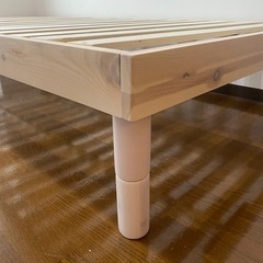 【3段階脚付】ベッドフレーム（※解体済）の画像