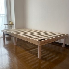 【3段階脚付】ベッドフレーム（※解体済）の画像