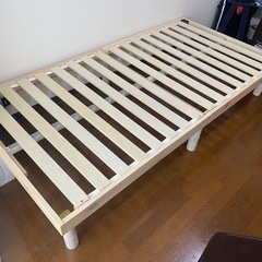 【3段階脚付】ベッドフレーム（※解体済）の画像