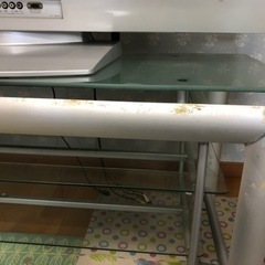 テレビ台　強化ガラス　テーブルの画像