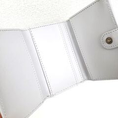 【未使用】Ocean Pacific 折りたたみ財布 シンプル くすみブルー 3つ折り財布 がま口 コンパクト レディース 小銭入れ プレゼント 誕生日の画像