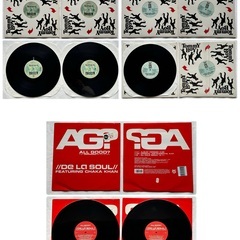 ヒップホップレコード（同じレコード2枚ずつ×6セット合計12枚）の画像