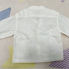 無印良品　90cm 洗いざらしスタンドシャツ キッズ用の画像
