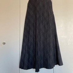 ウール100 ロングスカート