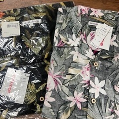 未使用品　アロハシャツ2枚セット メンズ 