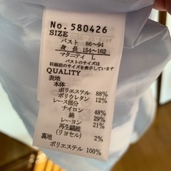 女性用ワンピース Lサイズ (マタニティ)の画像