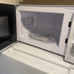【美品】電子レンジ　ヤマダセレクト　YMW-M17JW5(50Hz)の画像