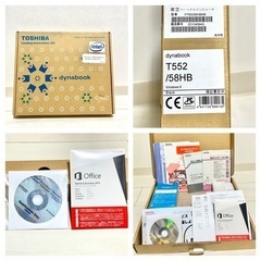 ノートパソコン　TOSHIBA dynabook T552/58HB  corei7 8G 【Photoshop Elements 11】の画像