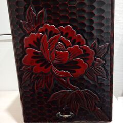 【値下げ】伝統工芸　鎌倉彫鏡台　