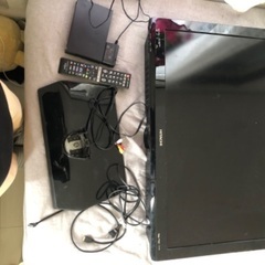 Toshiba外付けハードディスク&テレビセットの画像