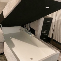 【最終値下】ニトリ ノアーク 布張りカウチソファーベッド グレー